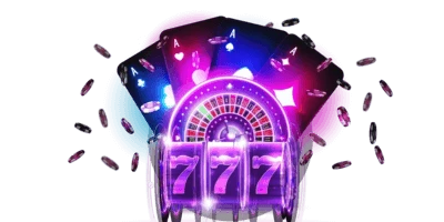 Spinning slot machine lights